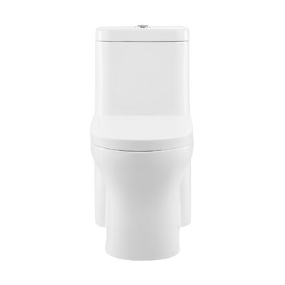 Monaco One-Piece Elongated Toilet Dual-Flush 1.1/1.6 gpf -  Swiss Madison, SM-1T108