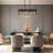 Shoshoni 6 - Light 28"W Linear Kitchen Island Pendant