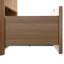 Meuble-lavabo mural flottant moderne en chêne massif 36 po entièrement assemblé