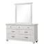 Commode 7 tiroirs avec miroir DUCAN
