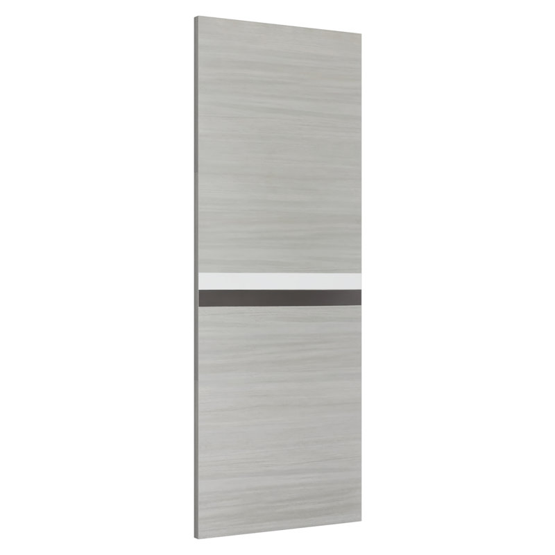 Dalle de porte intégrée en mélamine 28 po x 84 po, aucun assemblage requis, recouverte d'une couche protectrice en mélamine de 2 mm d'épaisseur, respectueuse de l'environnement, imperméable, résistante à l'humidité et aux déformations