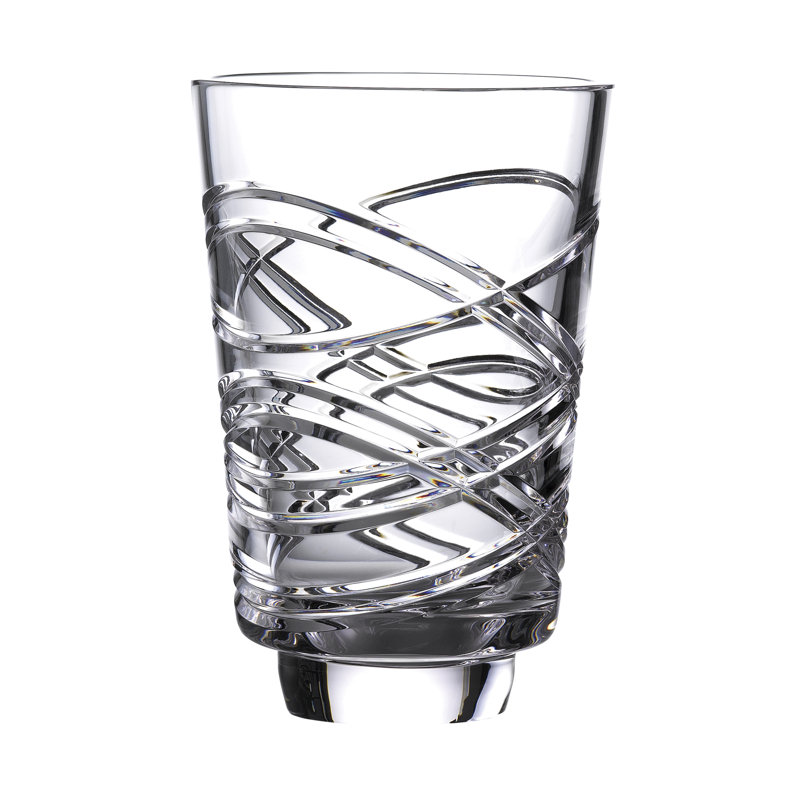 Aran Clear 8" Crystal Table Vase