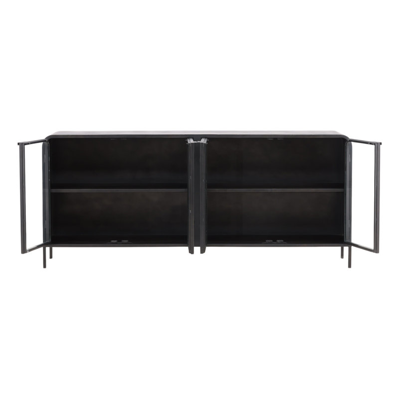 Jarin 79" Wide Sideboard, Black