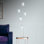 Frost 5 Pendants in Clear and Frosted Glass