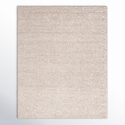 Elle Handmade Wool Beige Rug