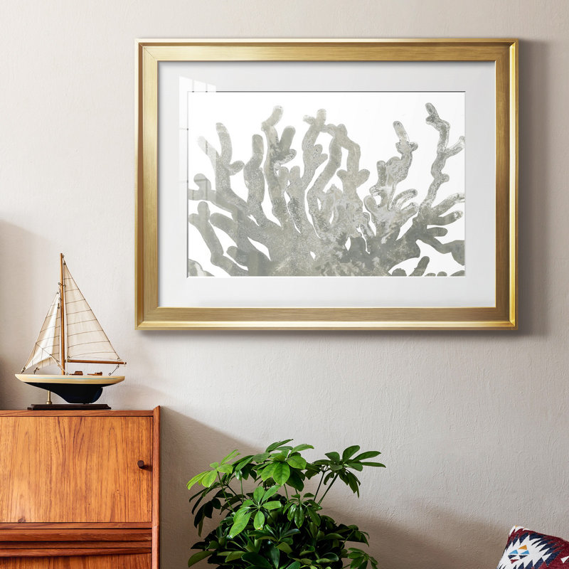 Stone Macro Coral III, reproduction encadrée de qualité supérieure - prête à être accrochée, H 30,5 po x l 42,5 po x P 1 po