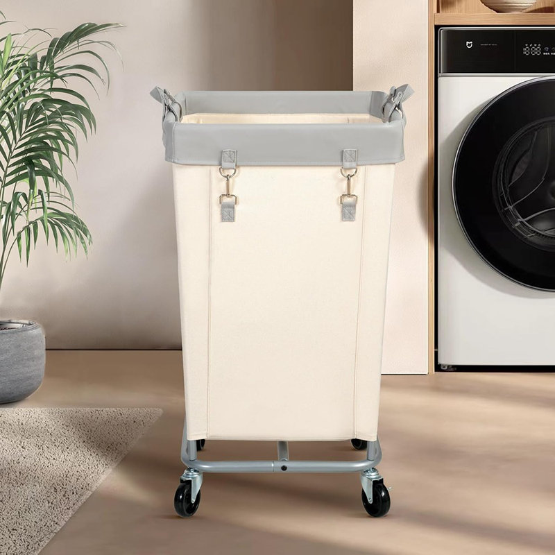 Laundry Hamper With Wheels, 160L Rolling Laundry Sorter ...