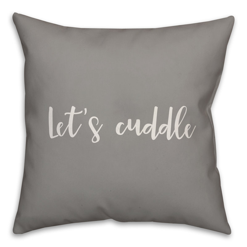 Throw Pillow, Gray, Pillow Cover