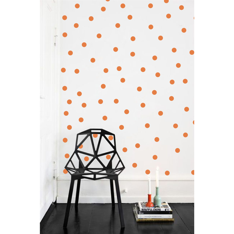 Adhésif décoratif à pois, H 48 po x l 78 po x P 0,01 po, Kaki