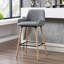 Padang Upholstered Counter Stool with Metal Frame-68025964