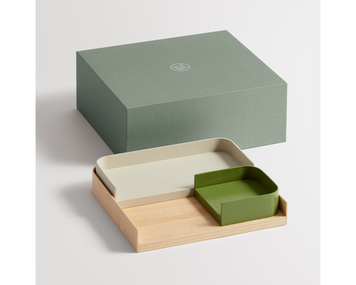 Odds Wood Jewelry Organizer Tray, Mix Green