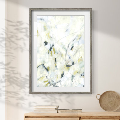 Ice Scribe I -Framed Print
