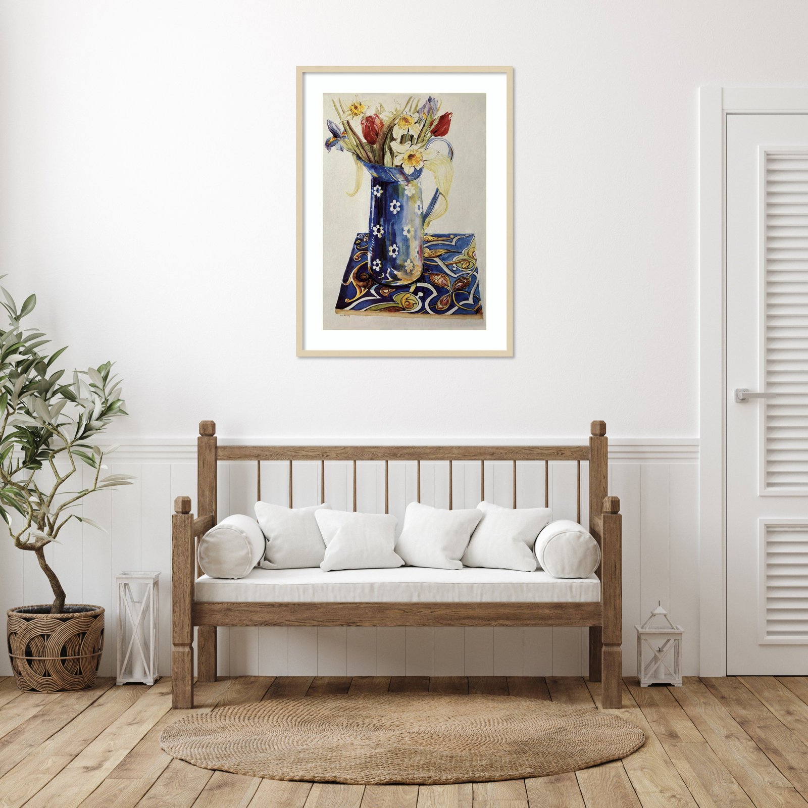 Tulips by Thewsey Joan, Brown, 41" H x 31" W