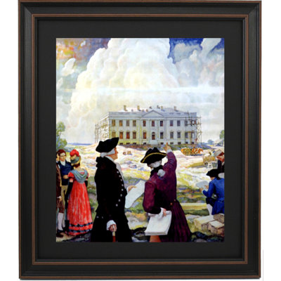 Building the First White House by NC Wyeth