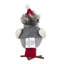 Tissu oiseau avec chapeau rouge et pompon