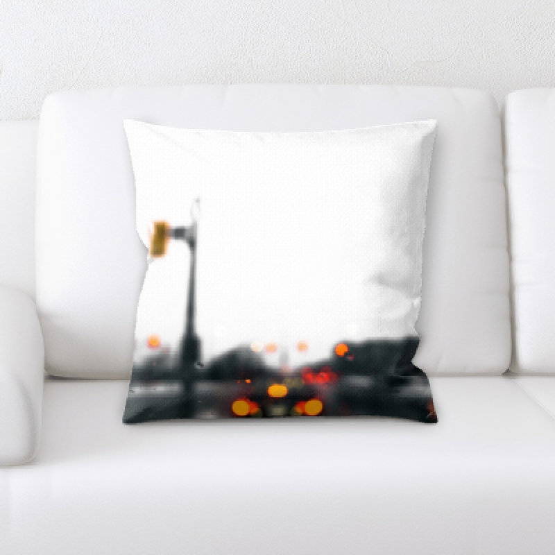 Microsuede Throw Pillow