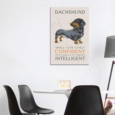Dachshund by Michelle Campbell - Print on Canvas