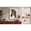 Zebra in Profile Minimalist - Wrapped Canvas-349014752-349014753