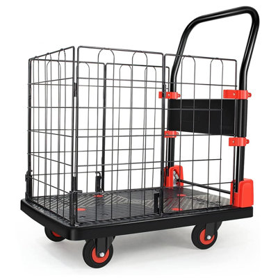 Chariot-chariot pliable