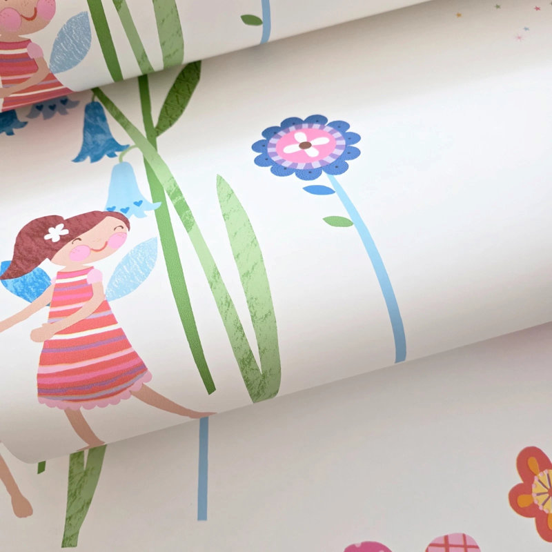 Playful Whimsical Flowers Fairy