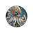 Blue-Eyed Octopus Patterned Woven Base Modern Decorative Carpet-1708075290