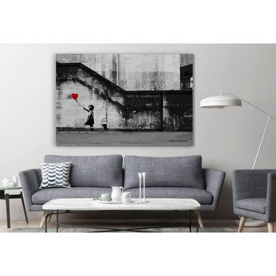 There Is Always Hope Reproduction Banksy Classic Street Wall Design Painting Canvas Print Art Decor Wall