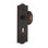 Victorian Interior Mortise Door Knob with Meadows Long Plate