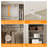 Seward 41’’-154’’ W Closet System with Shelves and 8 Hanging Rods-681254901