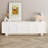 Modern Cream White TV Stand for up to 65" TVs,Entertainment Center for Living Room