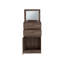 Commode céleste avec rangement pour bijoux, miroir, 2 tiroirs et armoire à une porte-1318791032