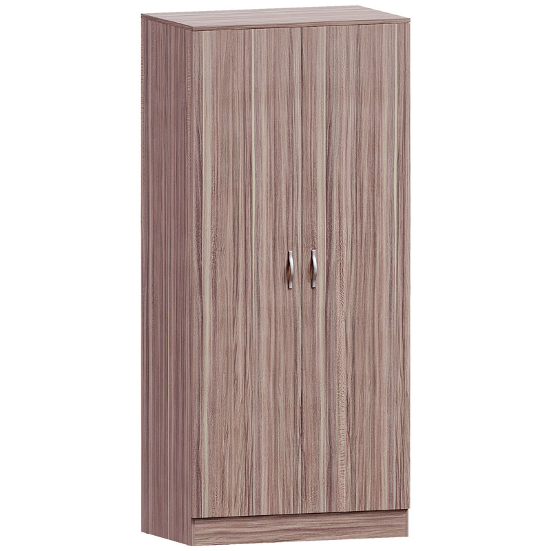 Maybery 2 Door Wardrobe, Walnut