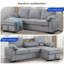 Latitude Run® 91.5 " Modern Shariff Reversible Chenille Upholstered Sleeper Sectional Sofa with Storage Chaise-1110405316