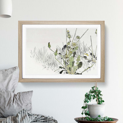 Wild Dandelions by Watanabe Seitei - Picture Frame Graphic Art Print