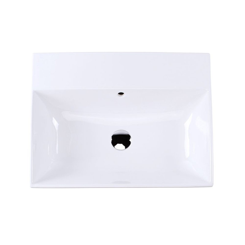 Aquasei 23.75'' L Bathroom Sink, 0 Hole
