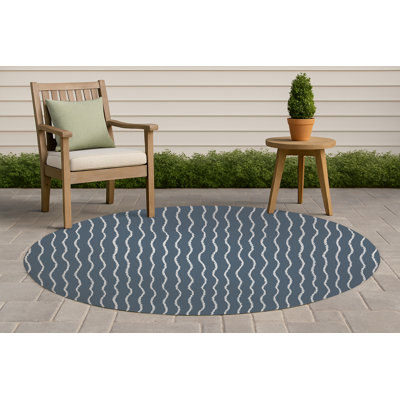 Tapis d'extérieur antidérapant Wave Grunge