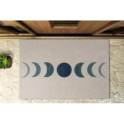Non-Slip Geometric Outdoor Doormat