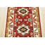 Tapis rouge Tribal Indo Kazak 2 pi 9 po x 7 pi 8 po