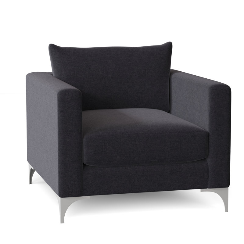 Fauteuil large de 32 po Vess, Denim Judson