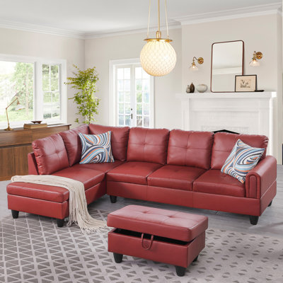 Jayzen 3 - Piece Vegan Sectional