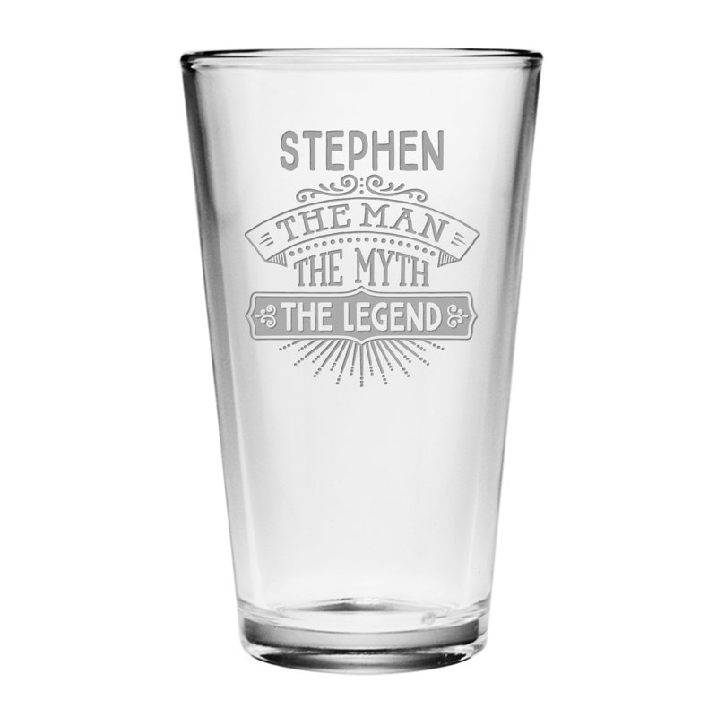 Wallach 16oz. Pint Glass, Yes