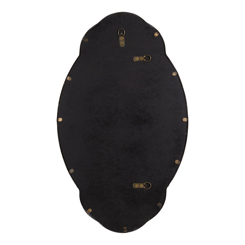 Casswell Metal Oval Mirror, Gold