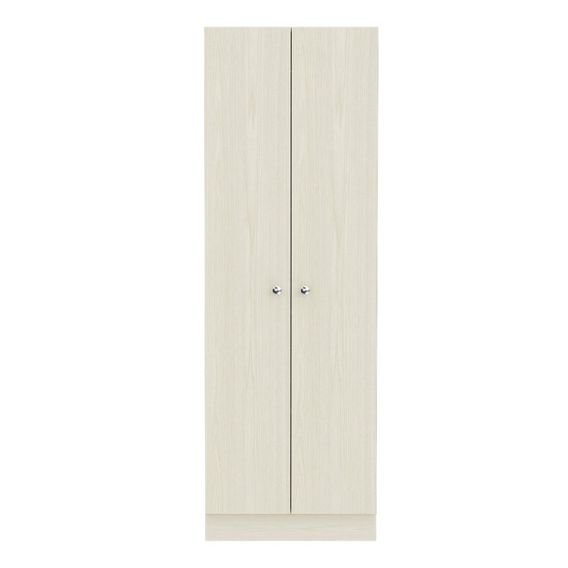 Armoire à rangement multiple, double porte, cinq tablettes, Beige