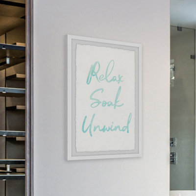 Unwind Rules - Single Picture Frame Print