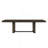 Dark Oak Trestle Dining Table with Leaf