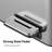 Stainless Steel Step On Multi-Compartments Trash & Recycling Bin - 16 Gallons