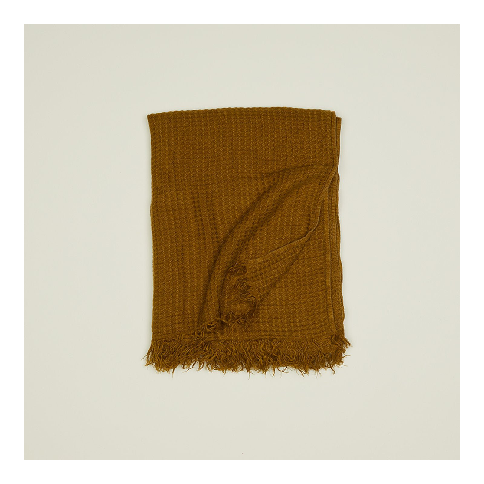 Simple Throw Blanket, Bronze, 70" L x 50" W