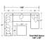 Canapé modulaire de coin avec repose-pieds Alamdaar-73717907
