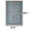 Tapis bleu azur