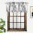 Ajay-Lee Floral Tailored 52'' W Window Valance in