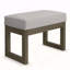 Petit banc avec repose-pieds Milltown